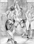 Edith deserved every bit of her punishment, but she loved spanking the most. The ladies happily accommodated her.
